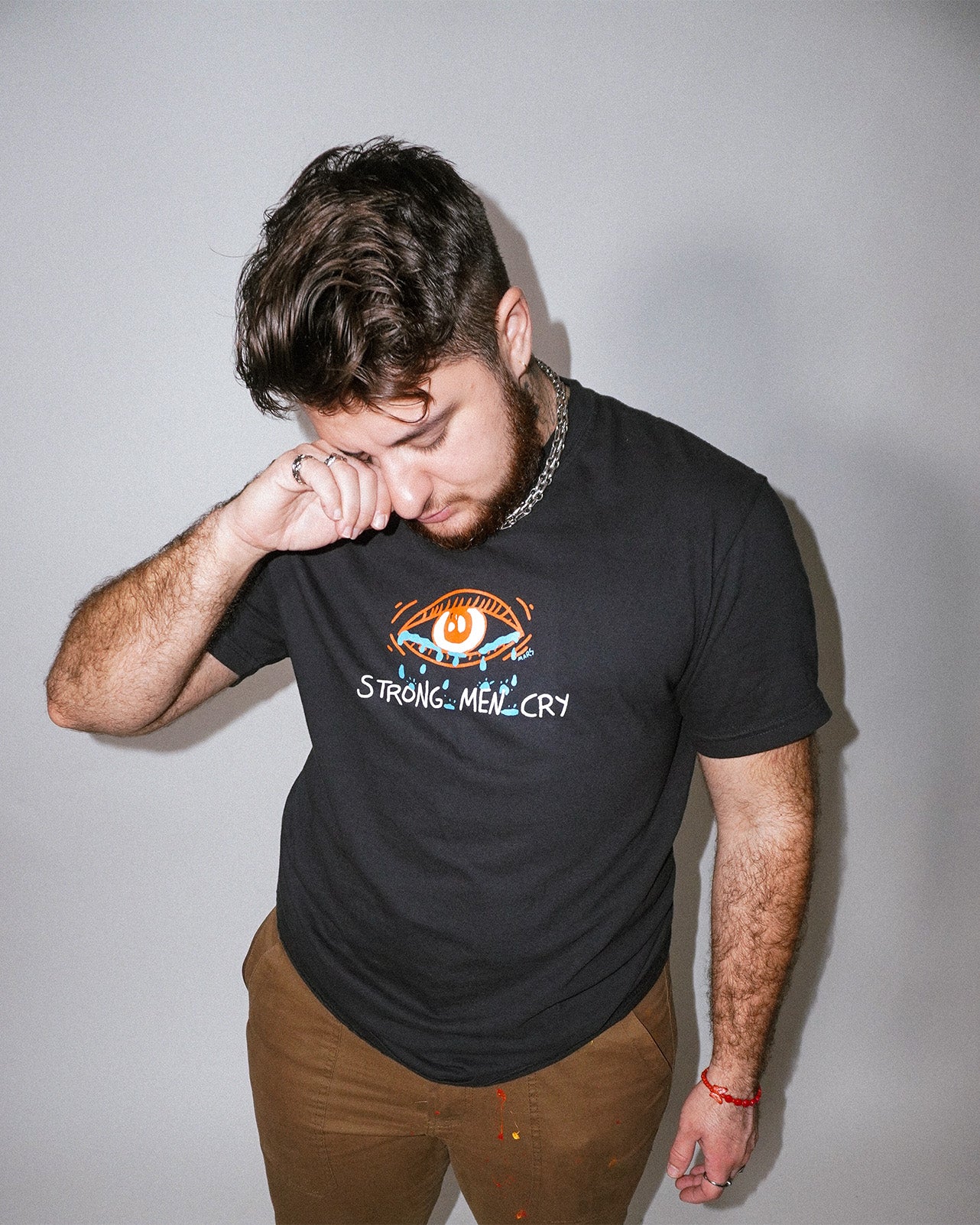strong men cry shirt