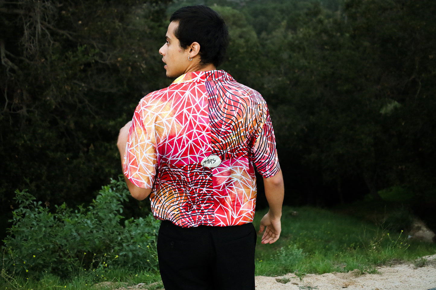 Max Printed Button Up