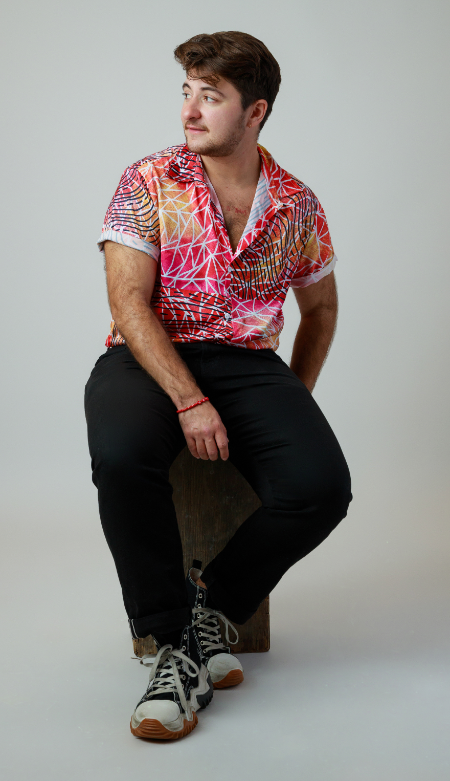 Max Printed Button Up