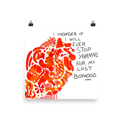 Lost Boyhood Print