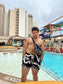 Wiggle Side Split Shorts  Dysphoria-Destroying Swim/Sport Shorts