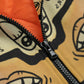 Eye Mouth Wiggle Knitted Fleece Lapel Jacket