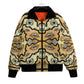 Eye Mouth Wiggle Knitted Fleece Lapel Jacket