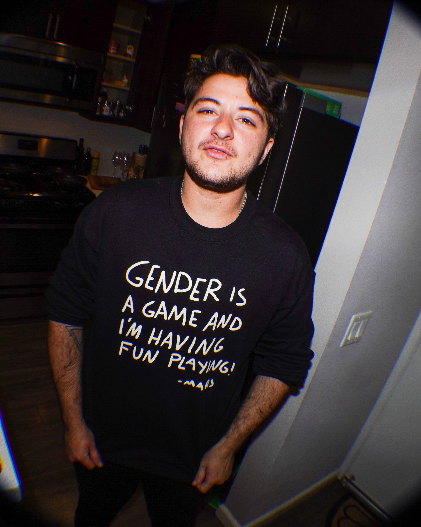 GENDER IS A GAME SWEATER