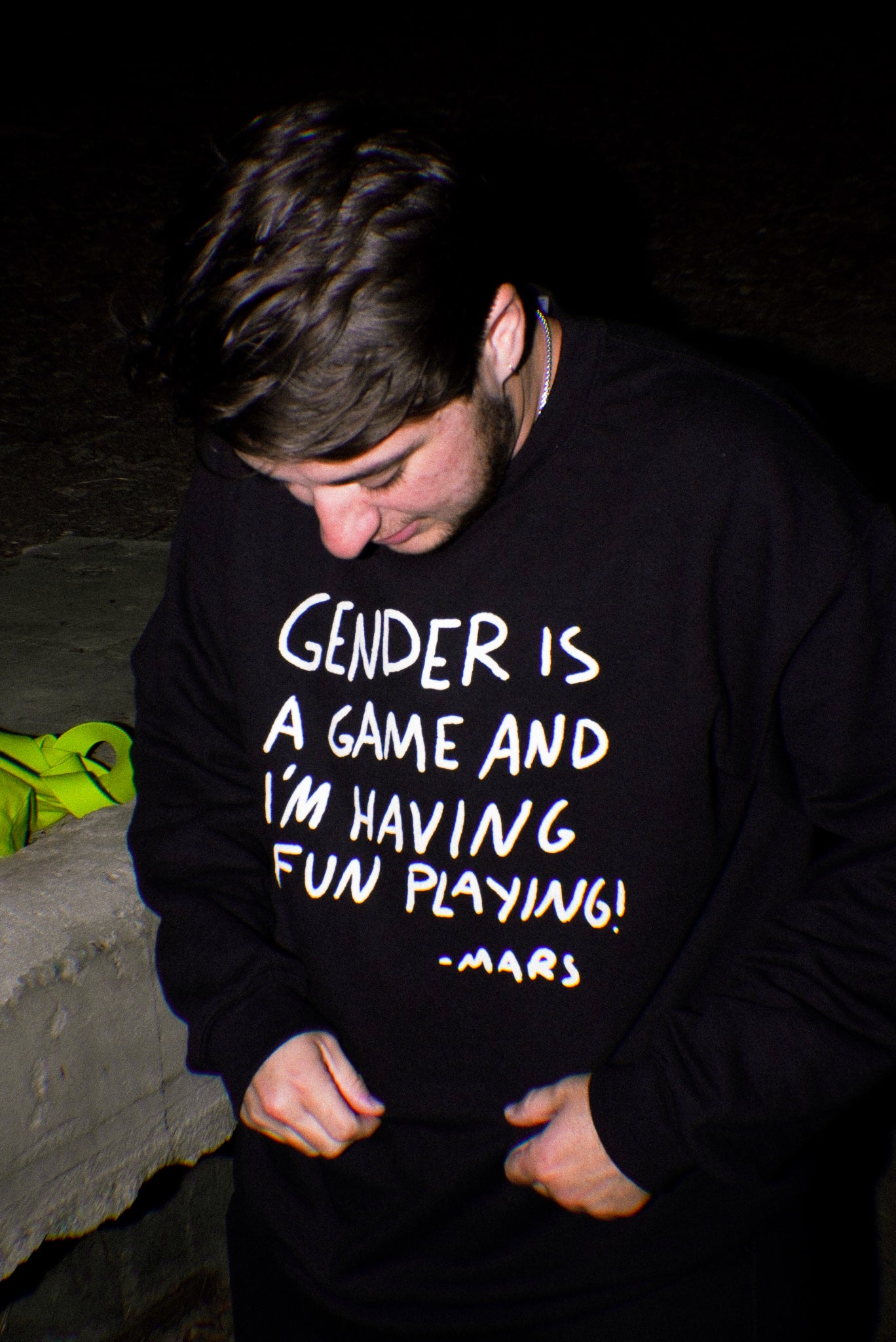 GENDER IS A GAME SWEATER