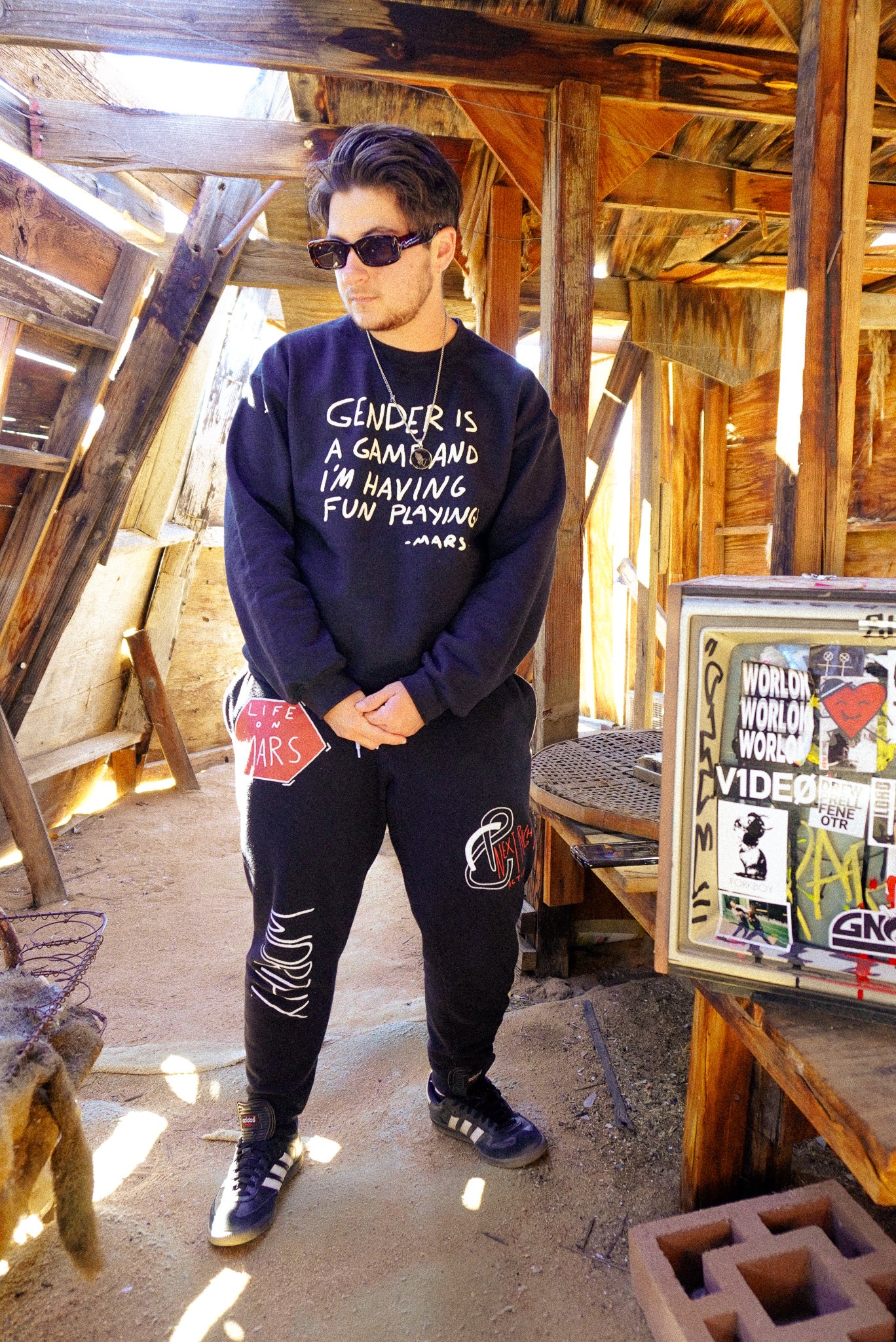 GENDER IS A GAME SWEATER