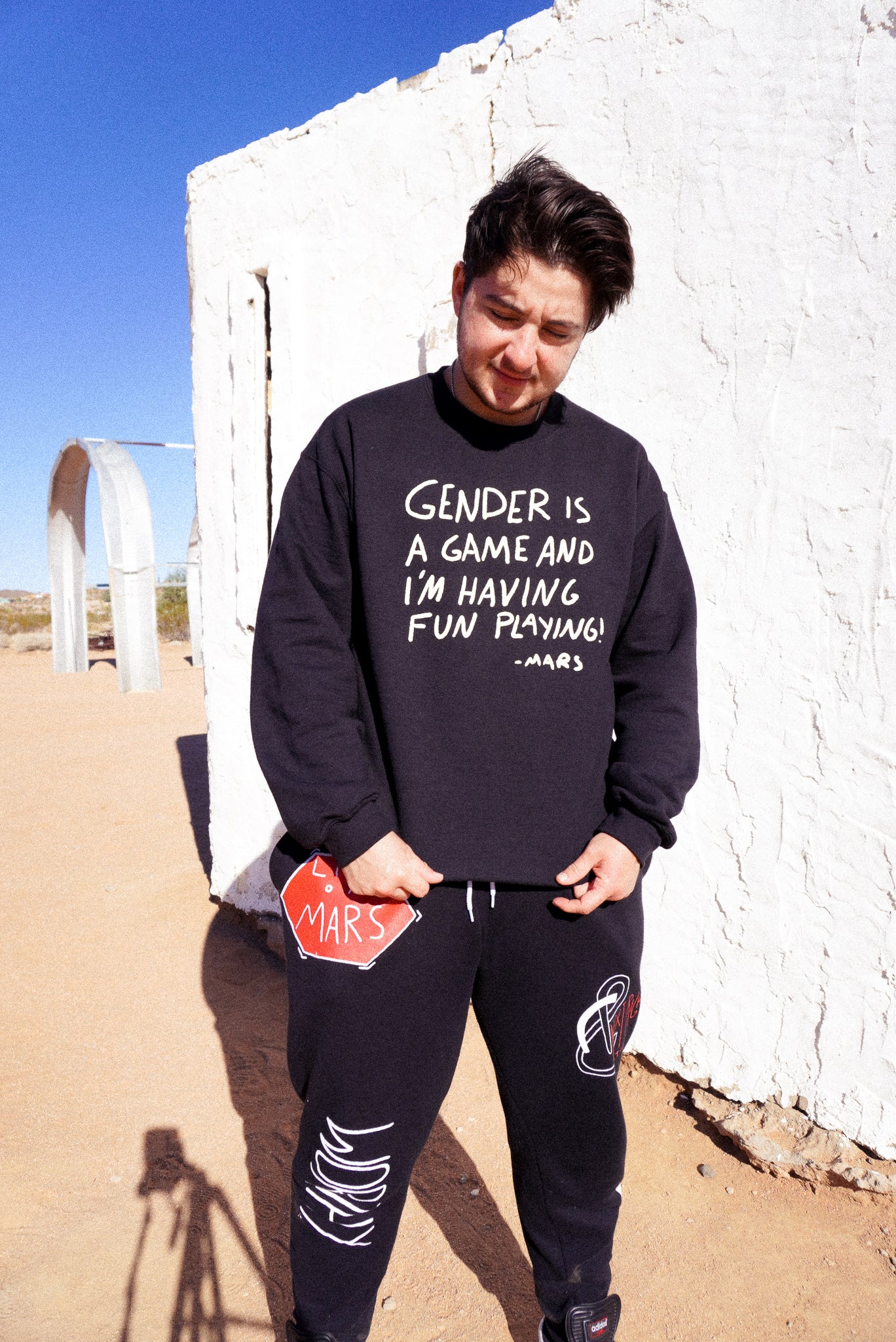 GENDER IS A GAME SWEATER