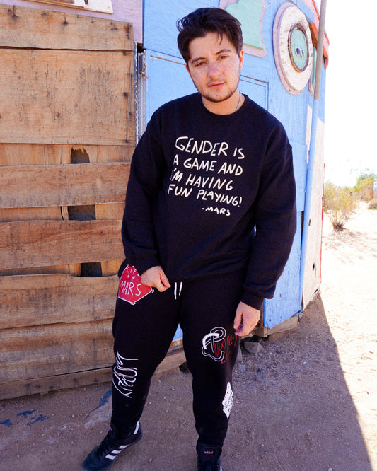 GENDER IS A GAME SWEATER