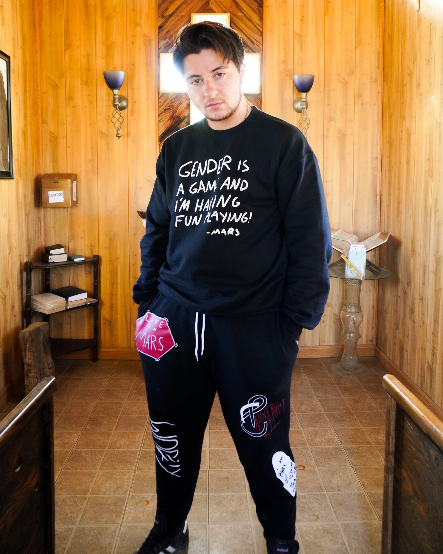GENDER IS A GAME SWEATER
