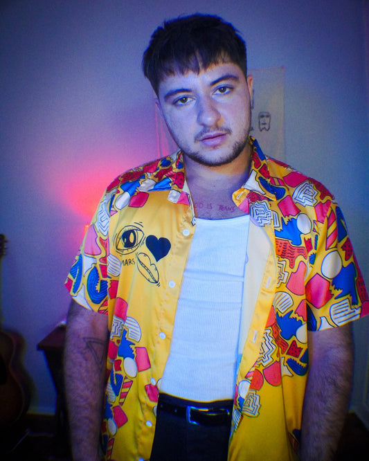 Pretty Pieces Printed Button Up
