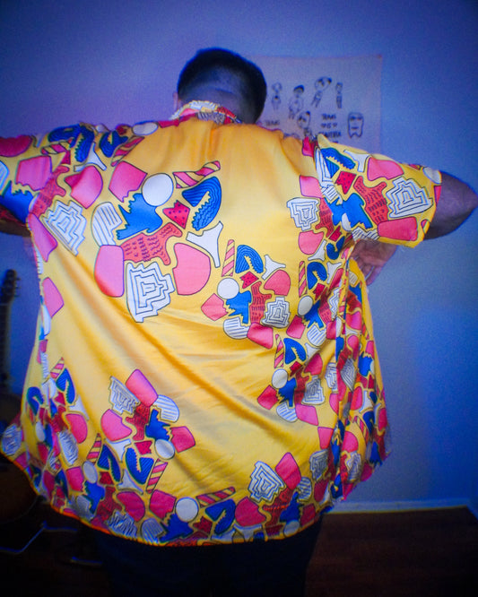 Pretty Pieces Printed Button Up