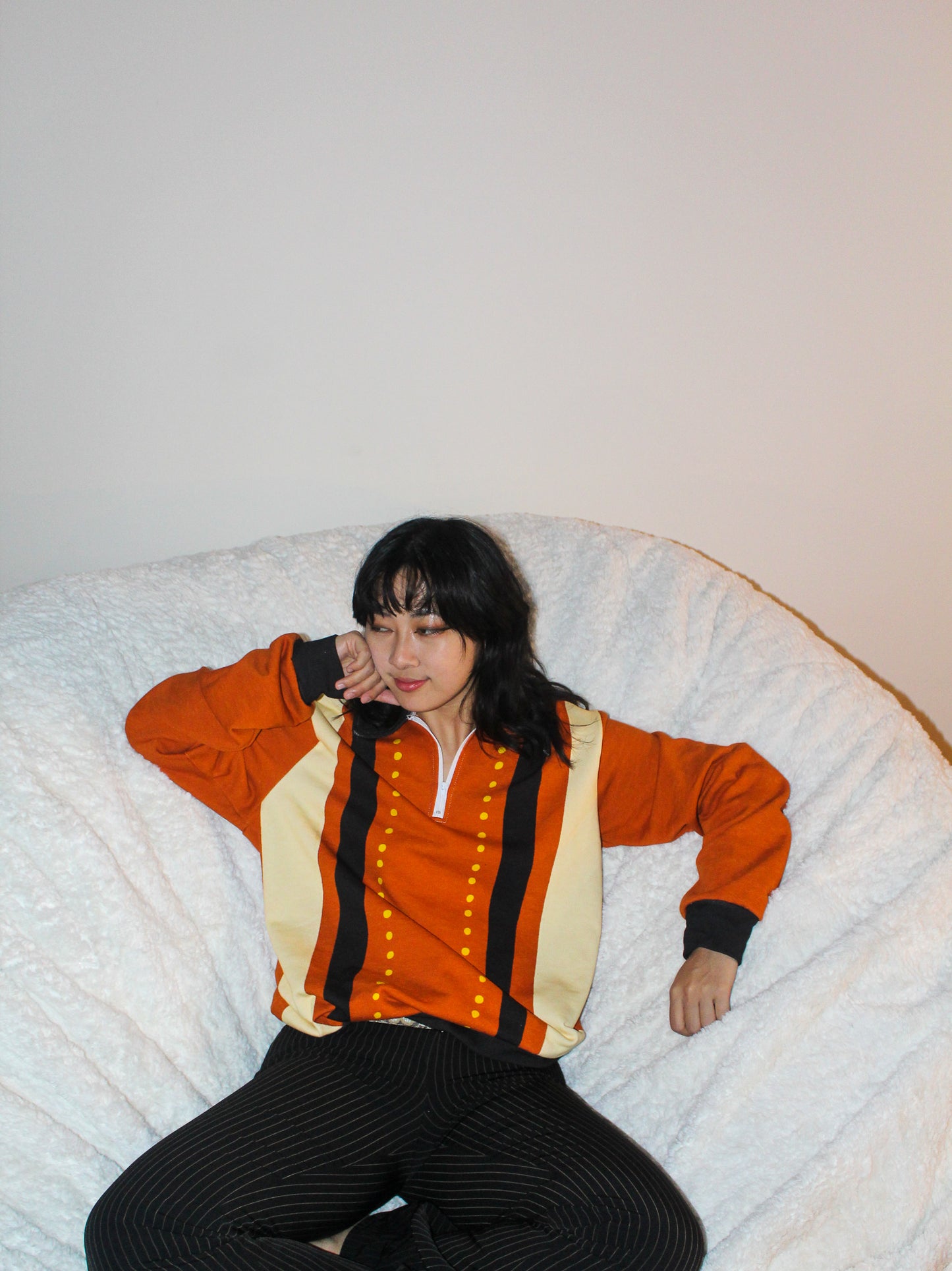 Coming Back to Myself Lapel Sweatershirt