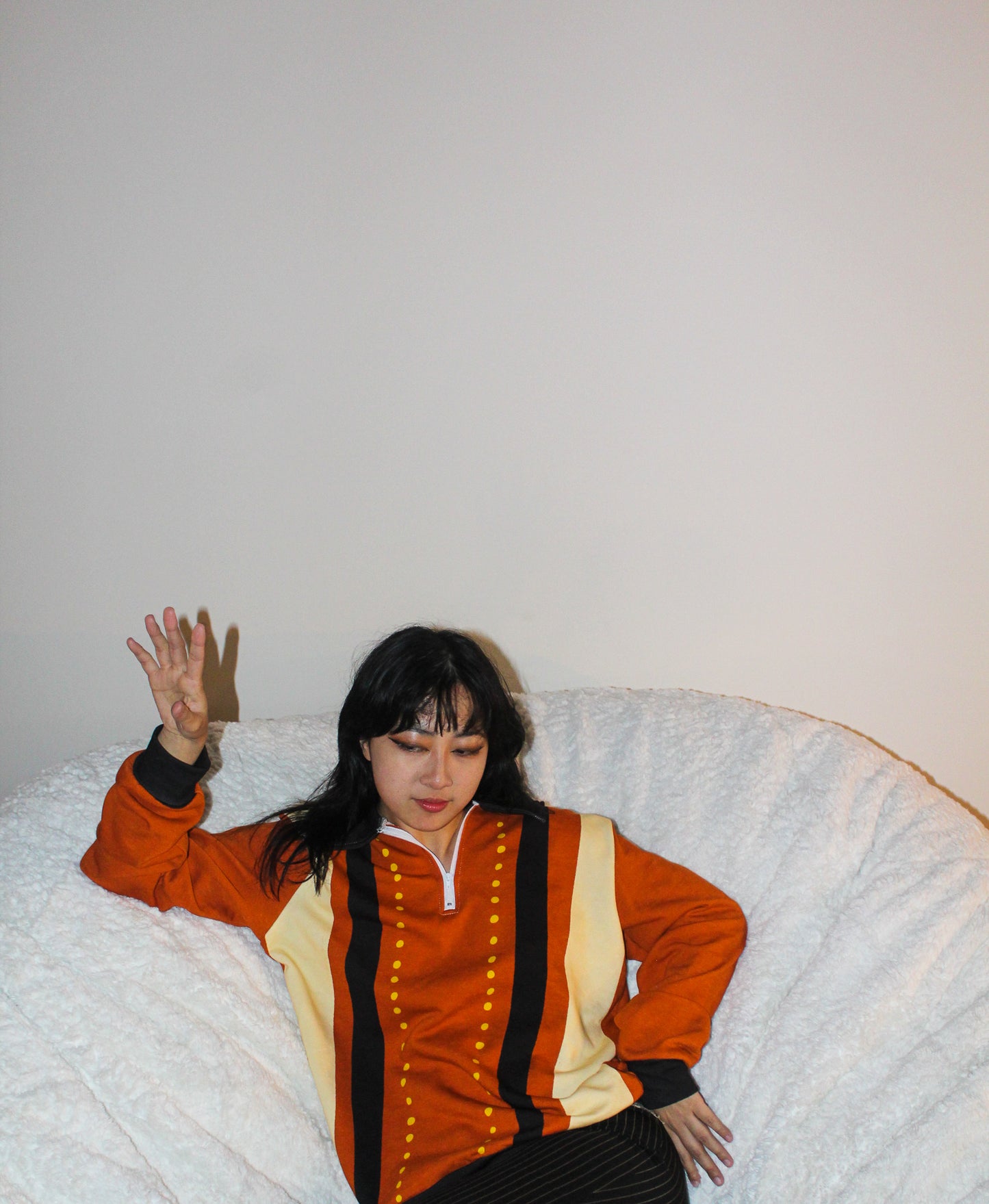 Coming Back to Myself Lapel Sweatershirt