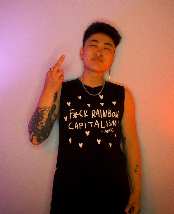 F*ck Rainbow Capitalism Muscle Tank