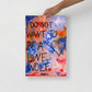 I do not want to be a lone wolf print