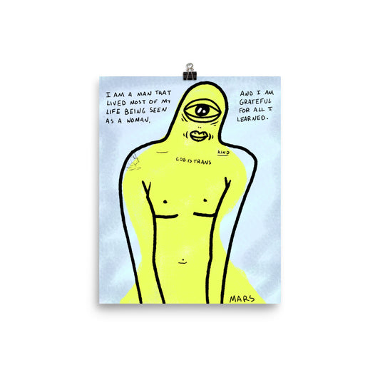MAN WHO LIVED AS A WOMAN PRINT