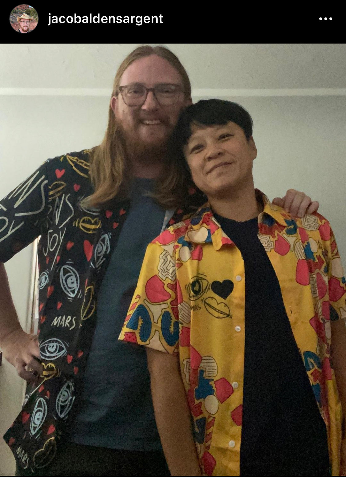 Trans Joy Printed Button Up