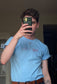 GOD IS TRANS BLUE SHIRT